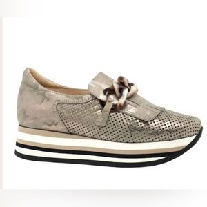 Softwaves Cadie Camo Wedge Sneakers